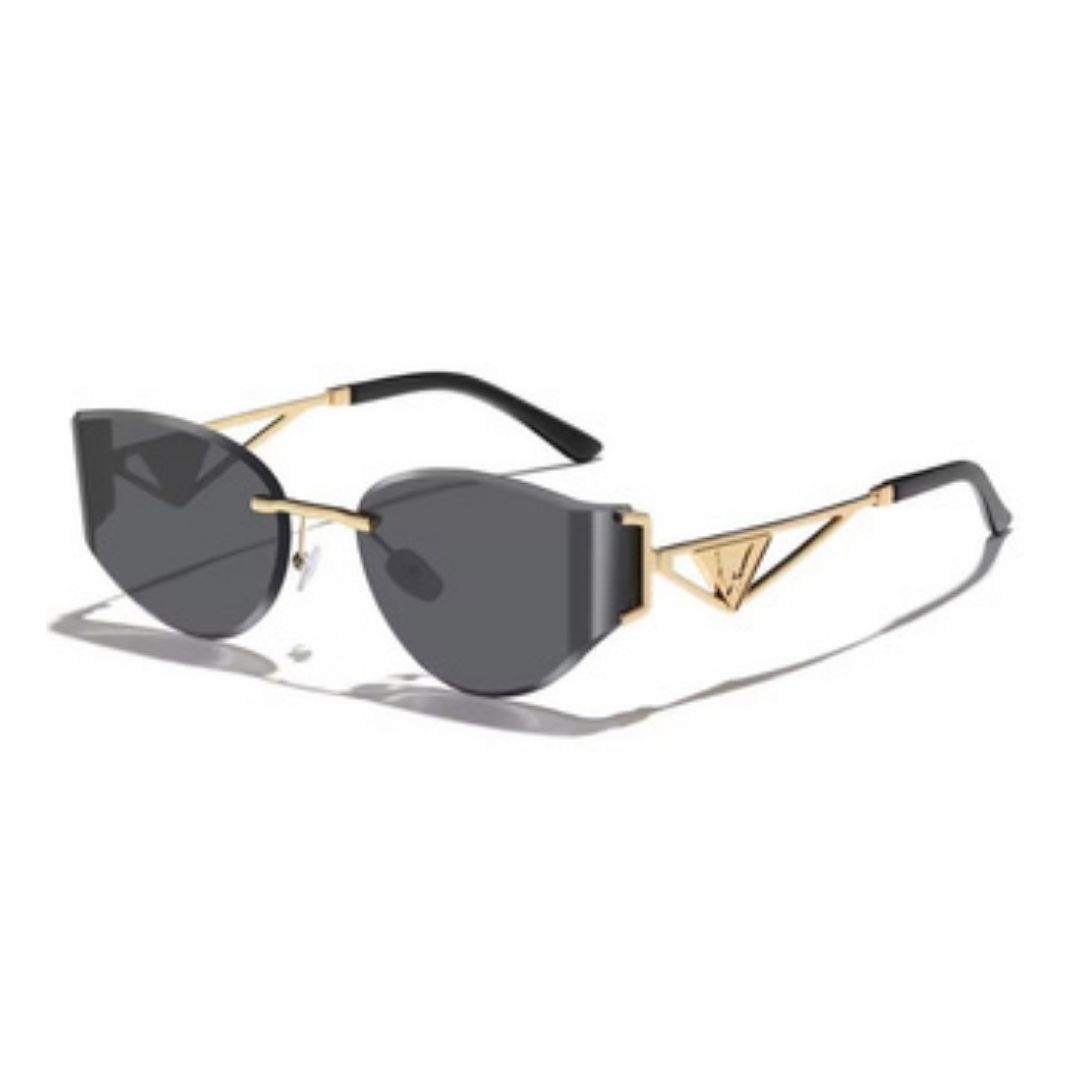 Frameless UV Protection Sunglasses for Men & Women, Modern Metal Frame