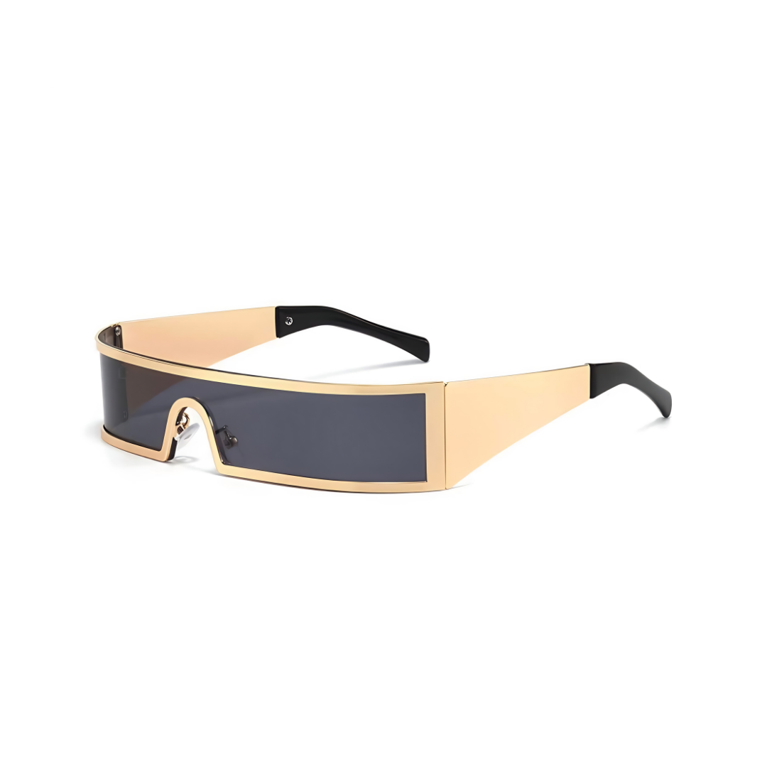 Y2K Cyberpunk Narrow Frame Sunglasses for Men – Futuristic High-End Fashion