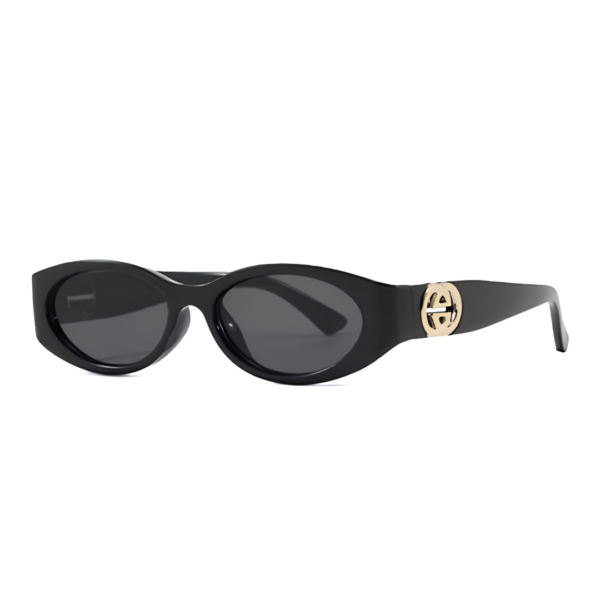 Samjune Oval Sunglasses for Women, Vintage Luxury Retro UV400 Travel