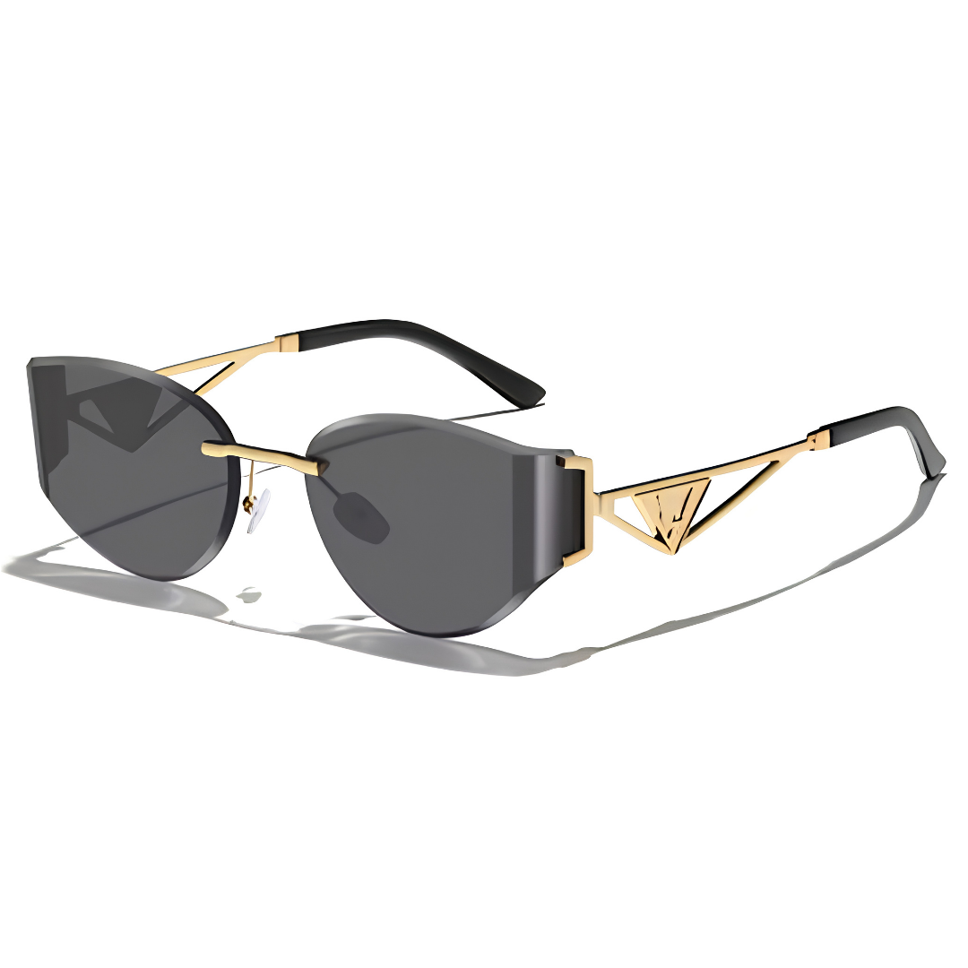 Frameless UV Protection Sunglasses for Men & Women, Modern Metal Frame