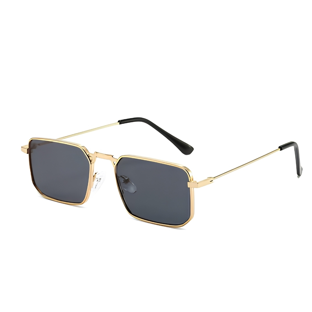 Metal Accent Fashion Sunglasses for Men & Women, Trendy European & American Style