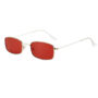 Small Retro Square Sunglasses with Colorful Metal Frame for Men & Women