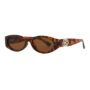 Samjune Oval Sunglasses for Women, Vintage Luxury Retro UV400 Travel