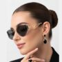 Frameless UV Protection Sunglasses for Men & Women, Modern Metal Frame