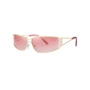 Oversized Y2K Sunglasses for Men & Women, Gradient Mirror Steampunk Style