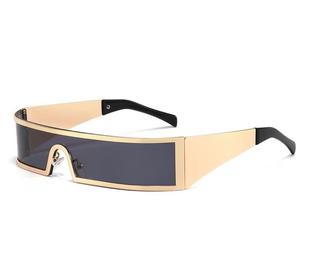 Y2K Cyberpunk Narrow Frame Sunglasses for Men – Futuristic High-End Fashion
