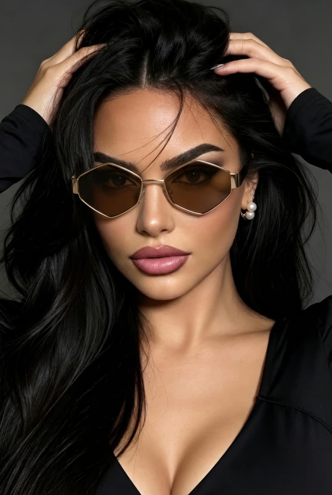 Retro Steampunk Oval Sunglasses UV400, Vintage Metal Frame for Women