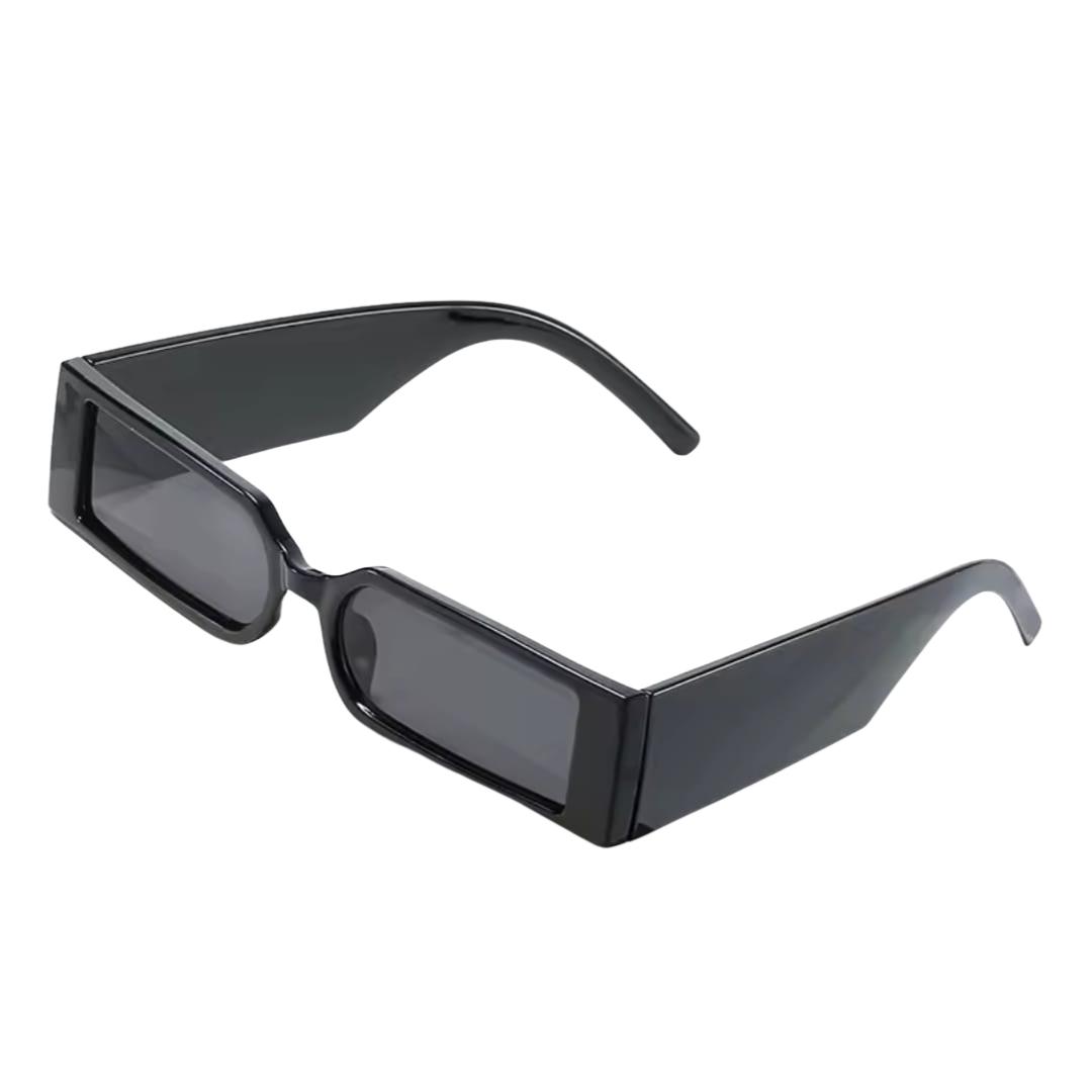 Trendy Square Vintage Sunglasses for Men & Women, Slim Frame & Wide Temples – Samjune
