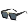 Women's & Men's Oversized Square Sunglasses – Vintage Metal Frame