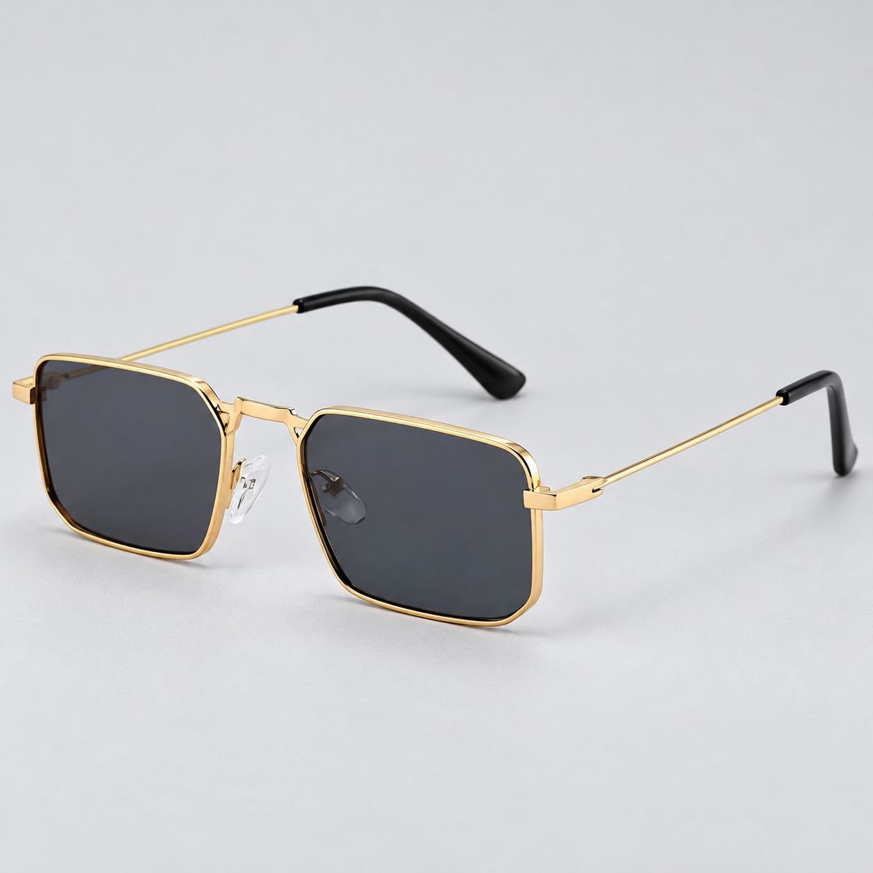 Metal Accent Fashion Sunglasses for Men & Women, Trendy European & American Style