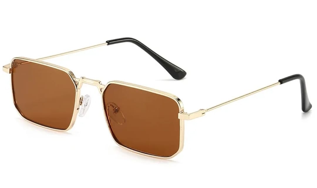 Metal Accent Fashion Sunglasses for Men & Women, Trendy European & American Style