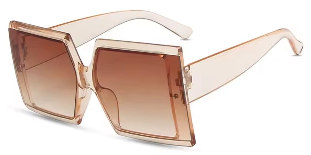 Oversized Square Sunglasses with Large Frame – Samjune Urban Fashion